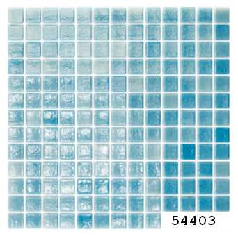 Revêtement Vitreux: 25mm x 25mm Niebla Bleu Piscine Astralpool - SOCRALINE