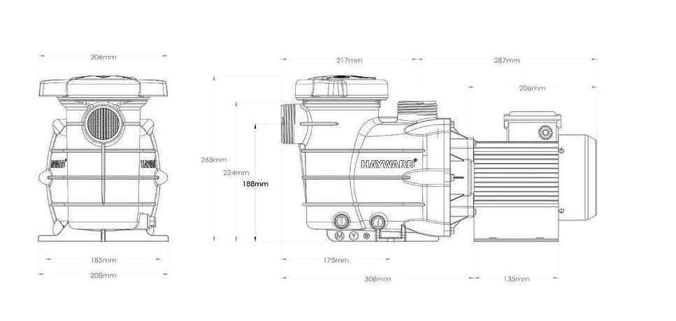 Pompe de filtration HAYWARD Powerline - SOCRALINE