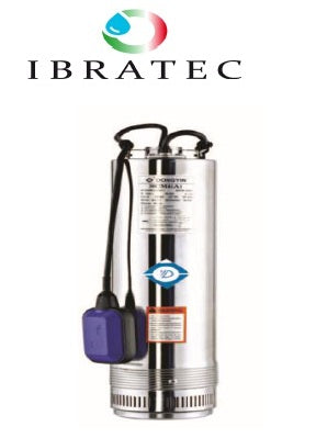 Pompe immergée Ibratec inox Diam 1''1/4  (D 40) avec Flotteur puits Traditionnel - SOCRALINE